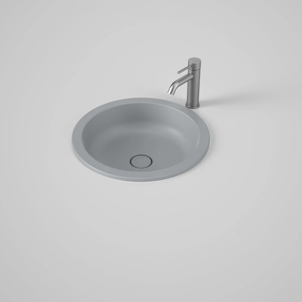 Caroma Liano II 440mm Round Under/Over Counter Basin - Matte Grey
