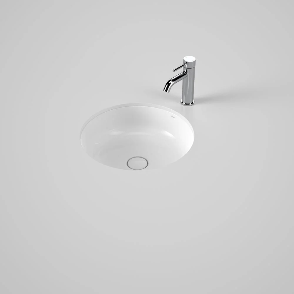 Caroma Liano II 440mm Round Under/Over Counter Basin - White