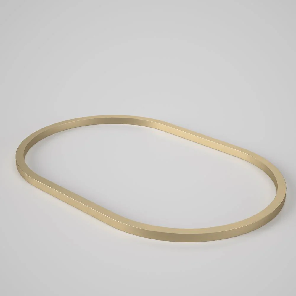 Caroma Liano II 600mm Pill Basin Dress Ring - Brushed Brass