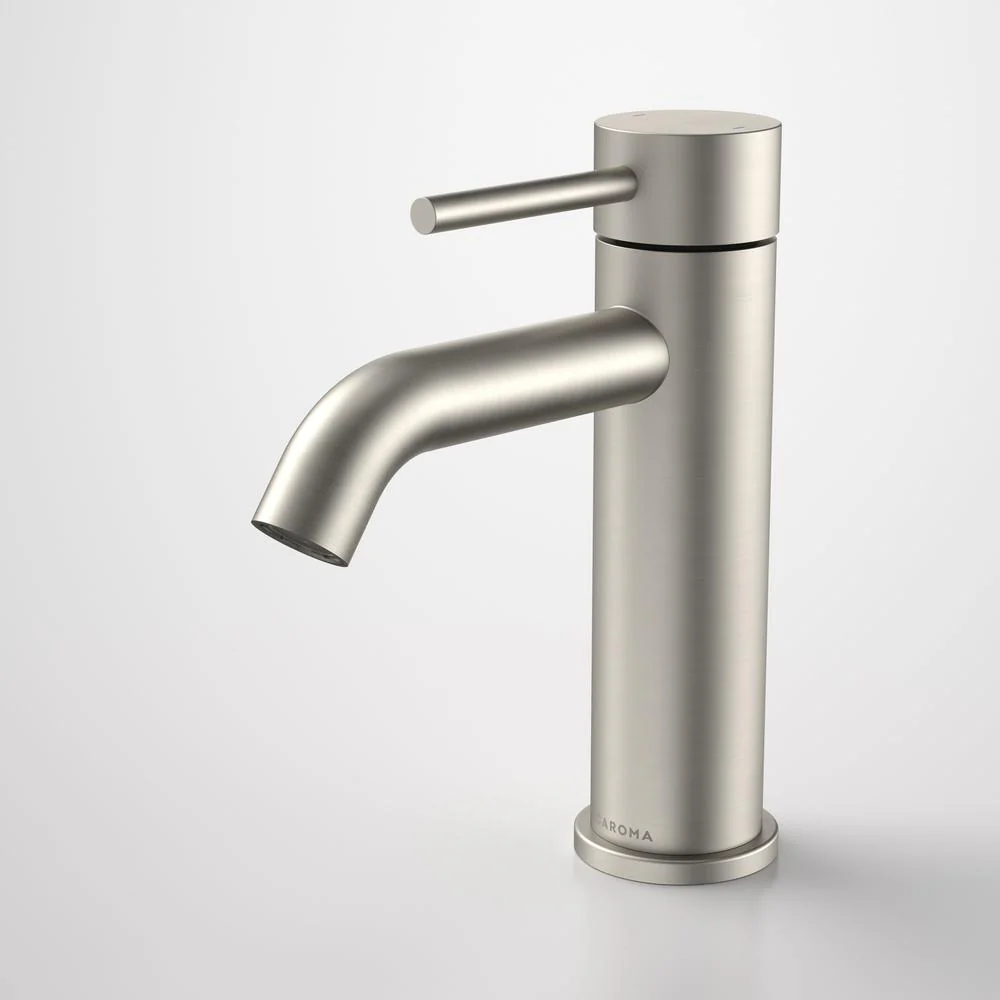 Caroma Liano II Basin Mixer - Brushed Nickel