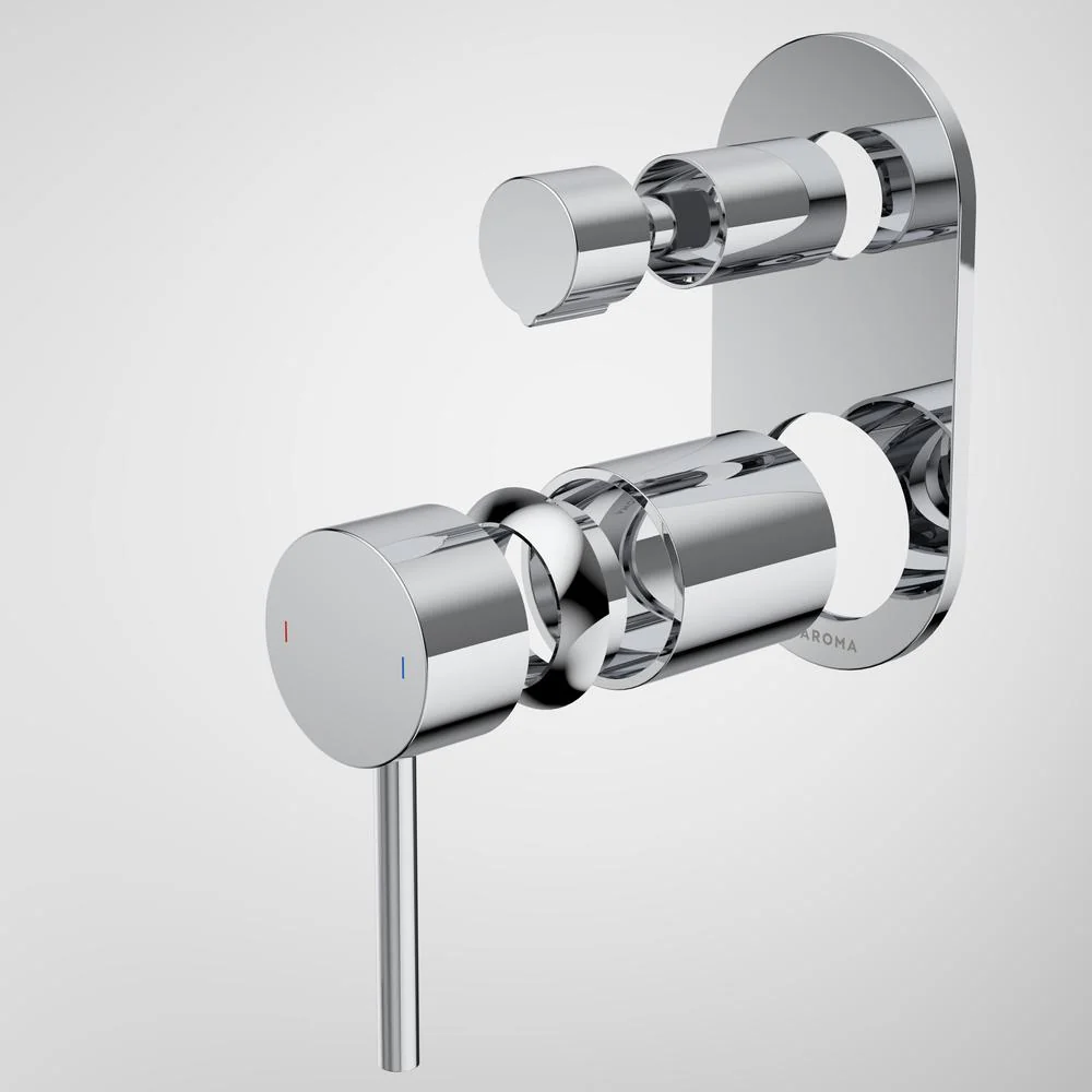 Caroma Liano II Bath/Shower Mixer With Diverter (Trim-Kit) - Chrome