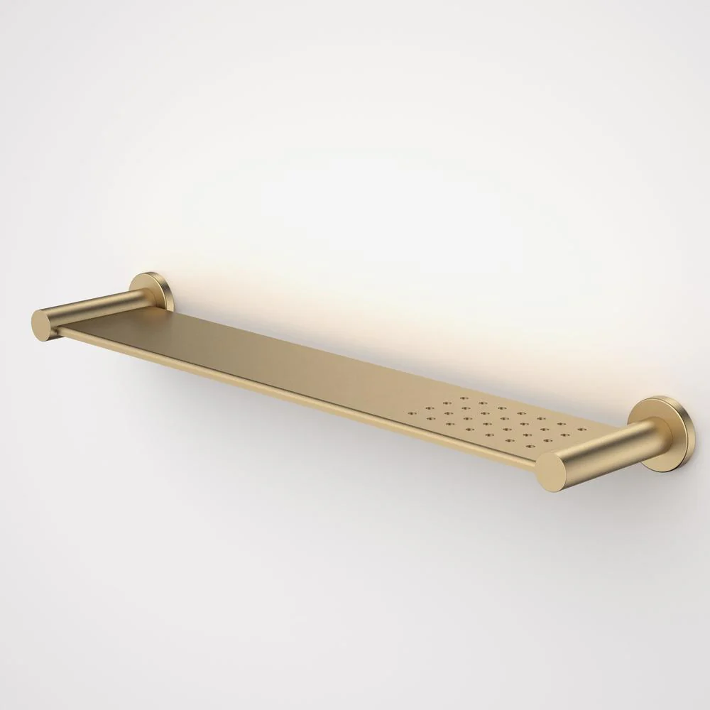 Caroma Liano II Bathroom Shelf - Brushed Brass