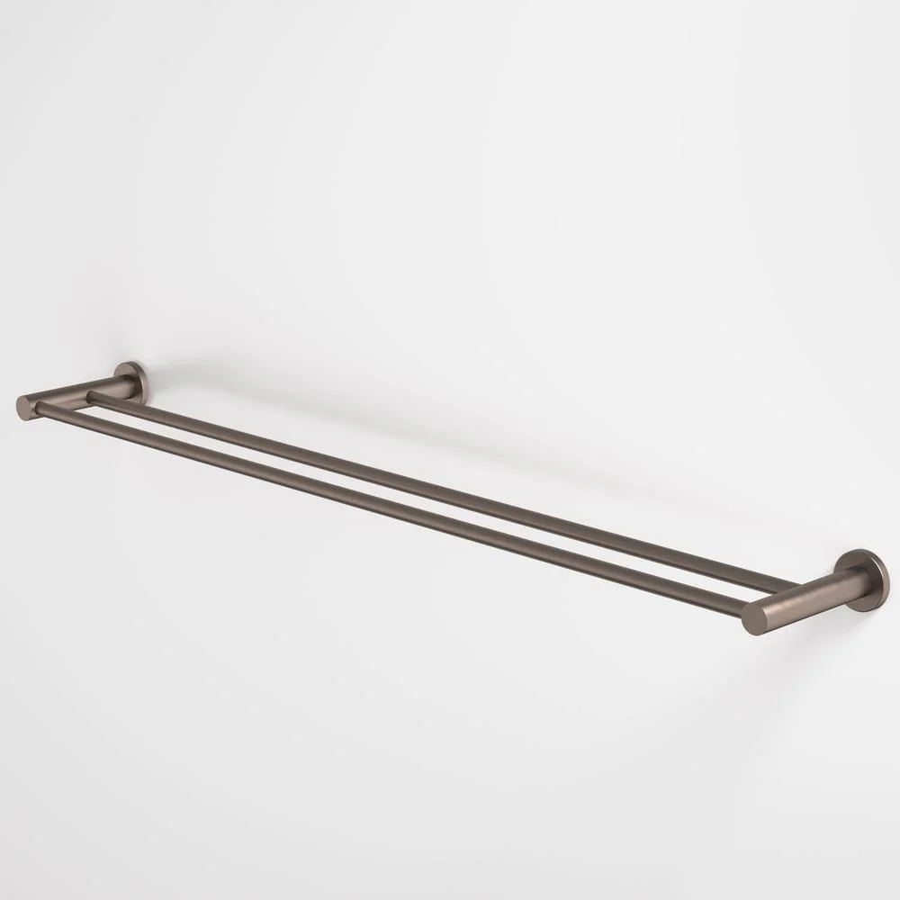 Caroma Liano II Double Towel Rail 840mm - Brushed Bronze