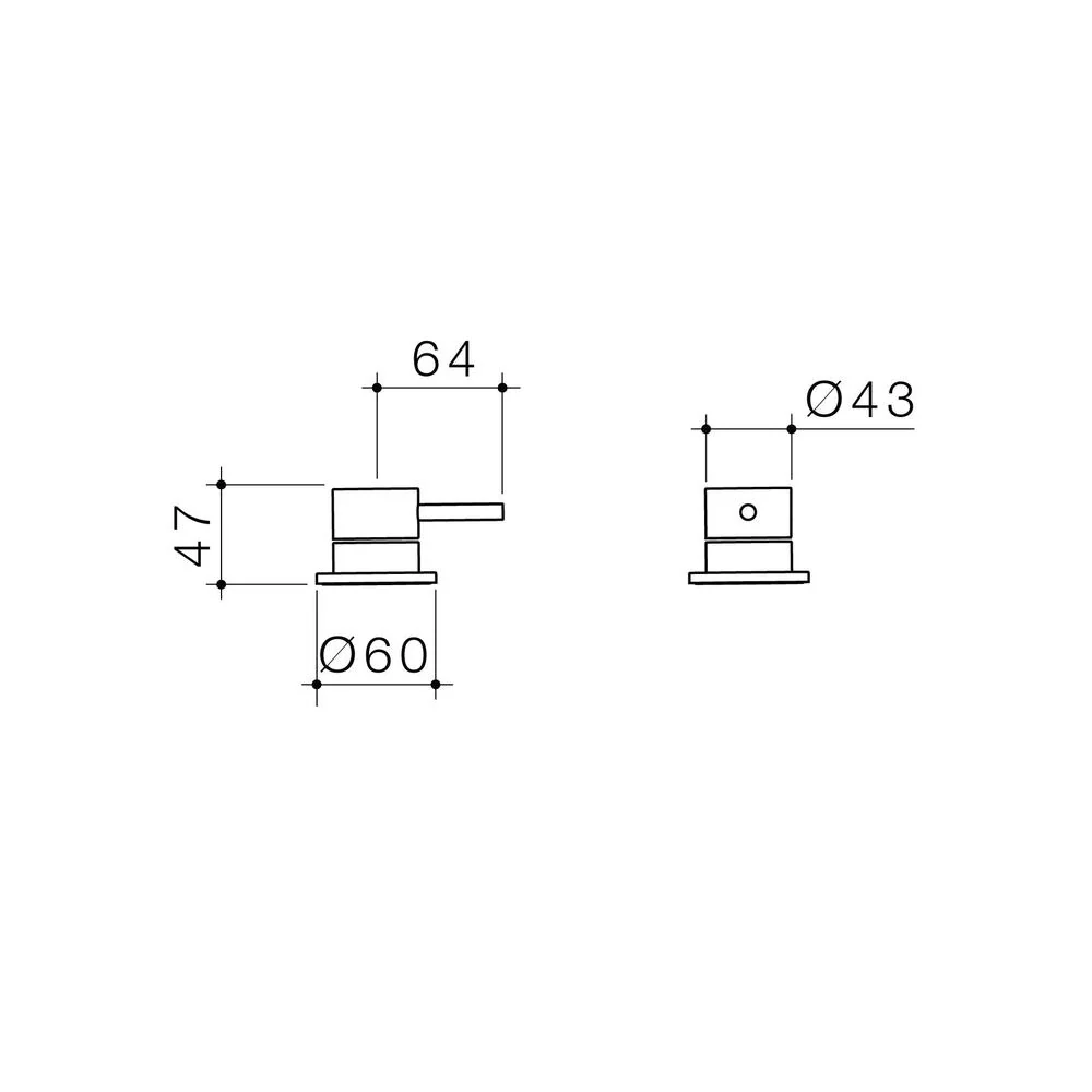 Caroma Liano II Hob Mixer (Trim-Kit) - Brushed Nickel - Image 2