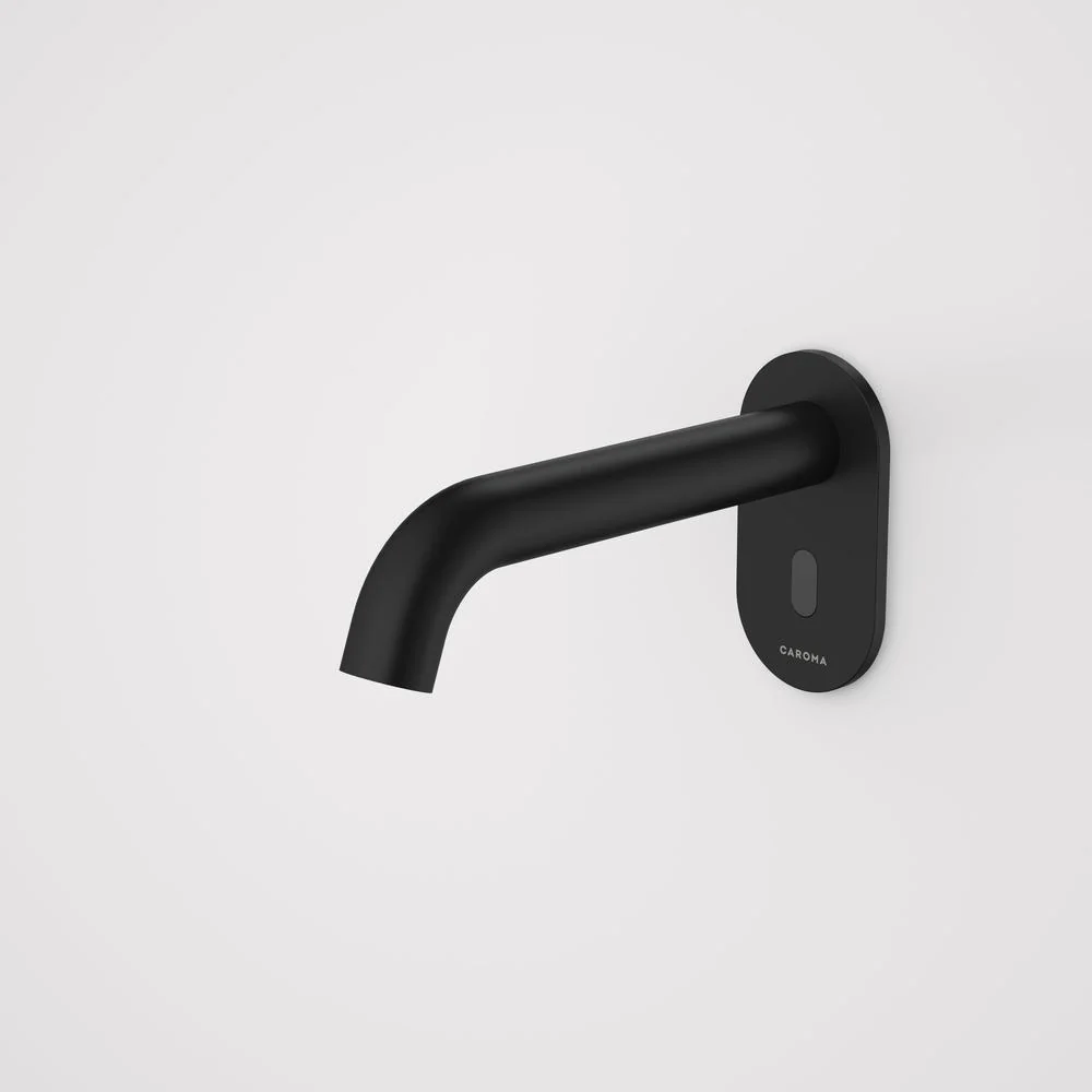 Caroma Liano II Sensor 175mm Wall Outlet Kit - Black