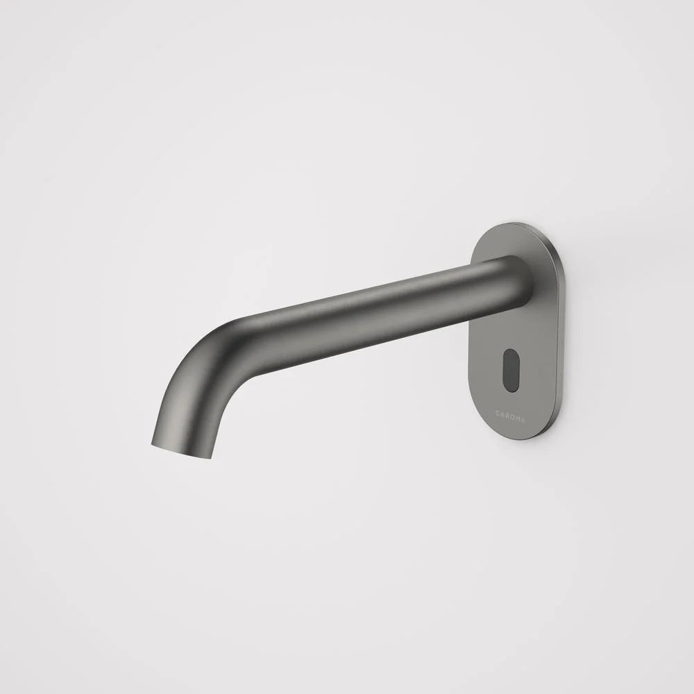 Caroma Liano II Sensor 210mm Wall Outlet Kit - Gun Metal