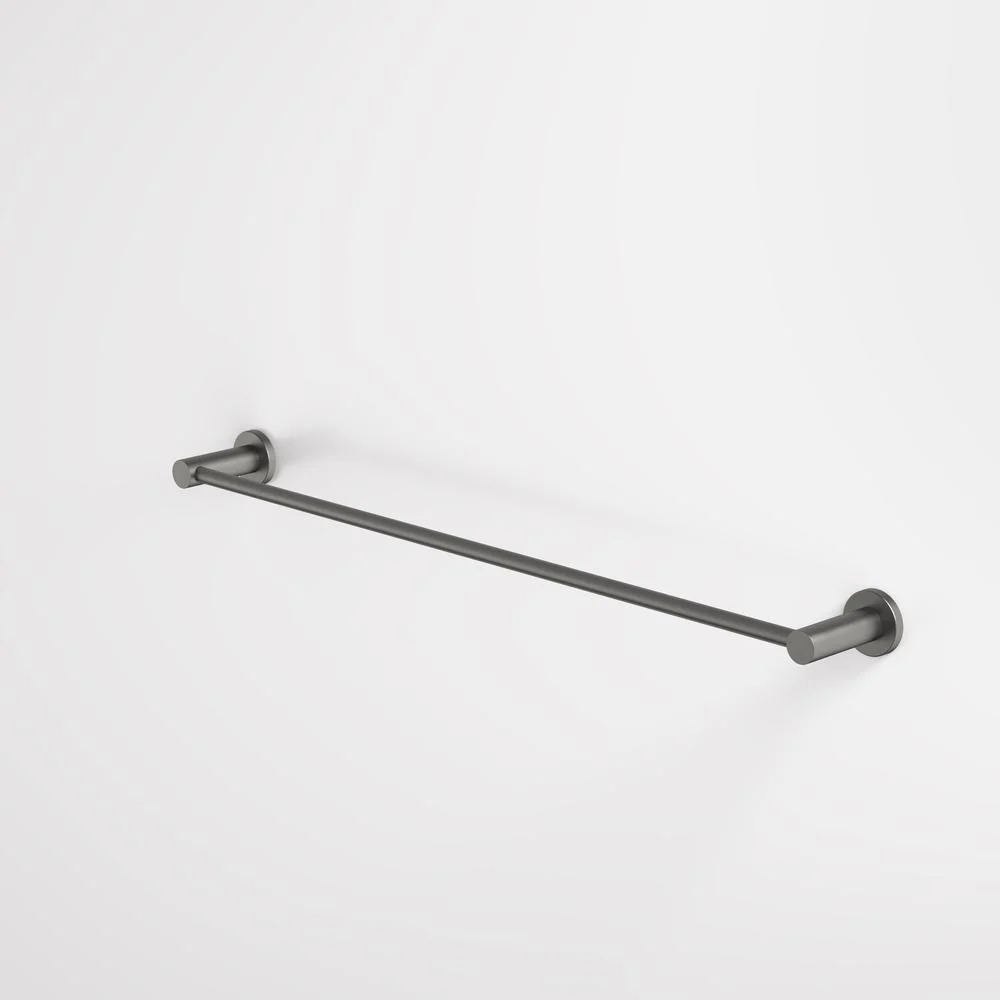 Caroma Liano II Single Towel Rail 640mm - Gun Metal