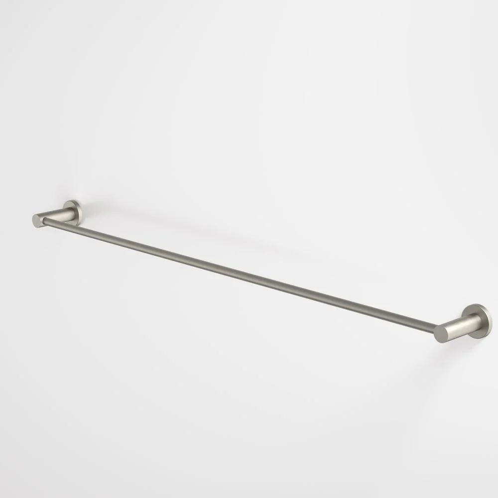 Caroma Liano II Single Towel Rail 840mm - Brushed Nickel