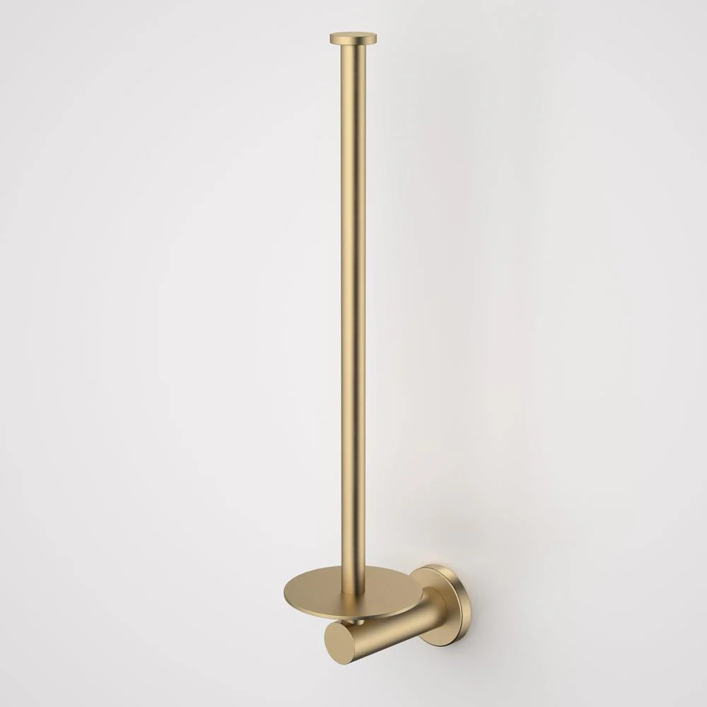 Caroma Liano II Spare Toilet Roll Holder - Brushed Brass