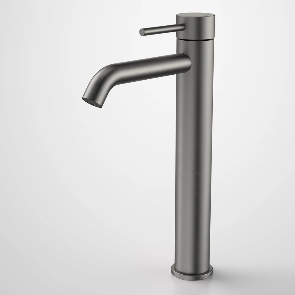 Caroma Liano II Tower Basin Mixer - Gun Metal