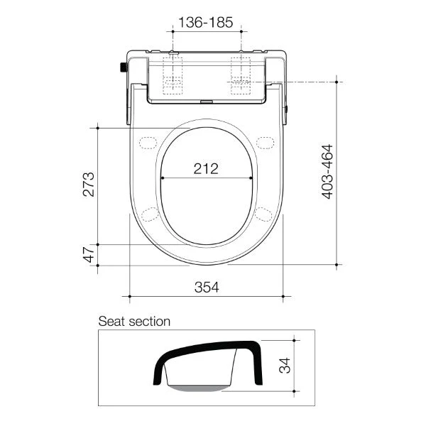 Caroma Livewell Electronic Bidet Seat - Image 16