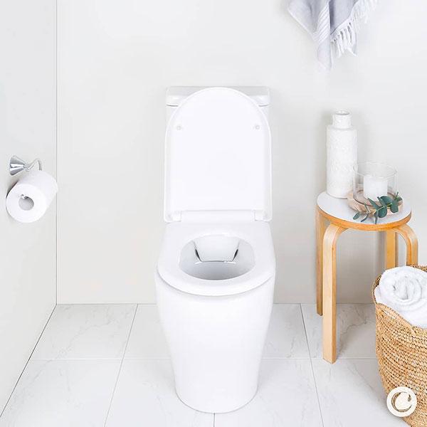 Caroma Luna Cleanflush Wall Faced Toilet Suite (Back Entry) - Image 3