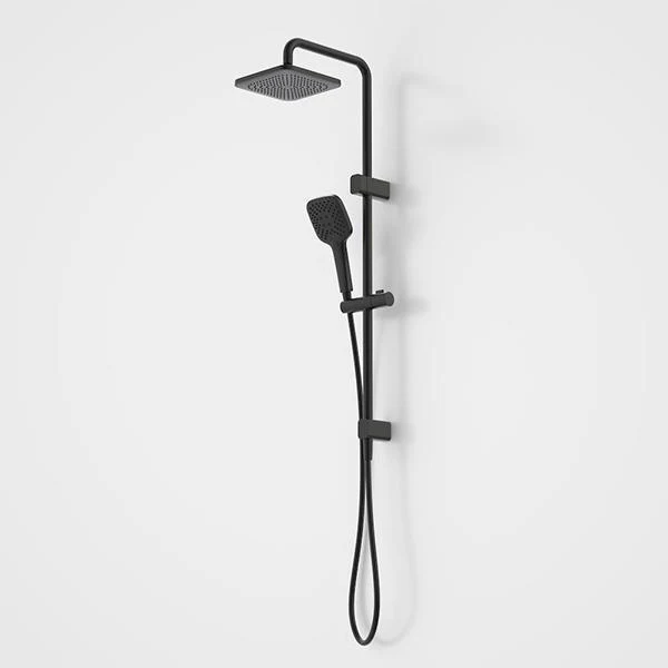 Caroma Luna Multifunction Rail Shower with Overhead - Black