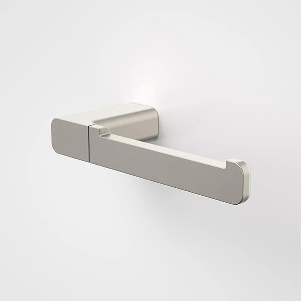 Caroma Luna Toilet Roll Holder - Brushed Nickel