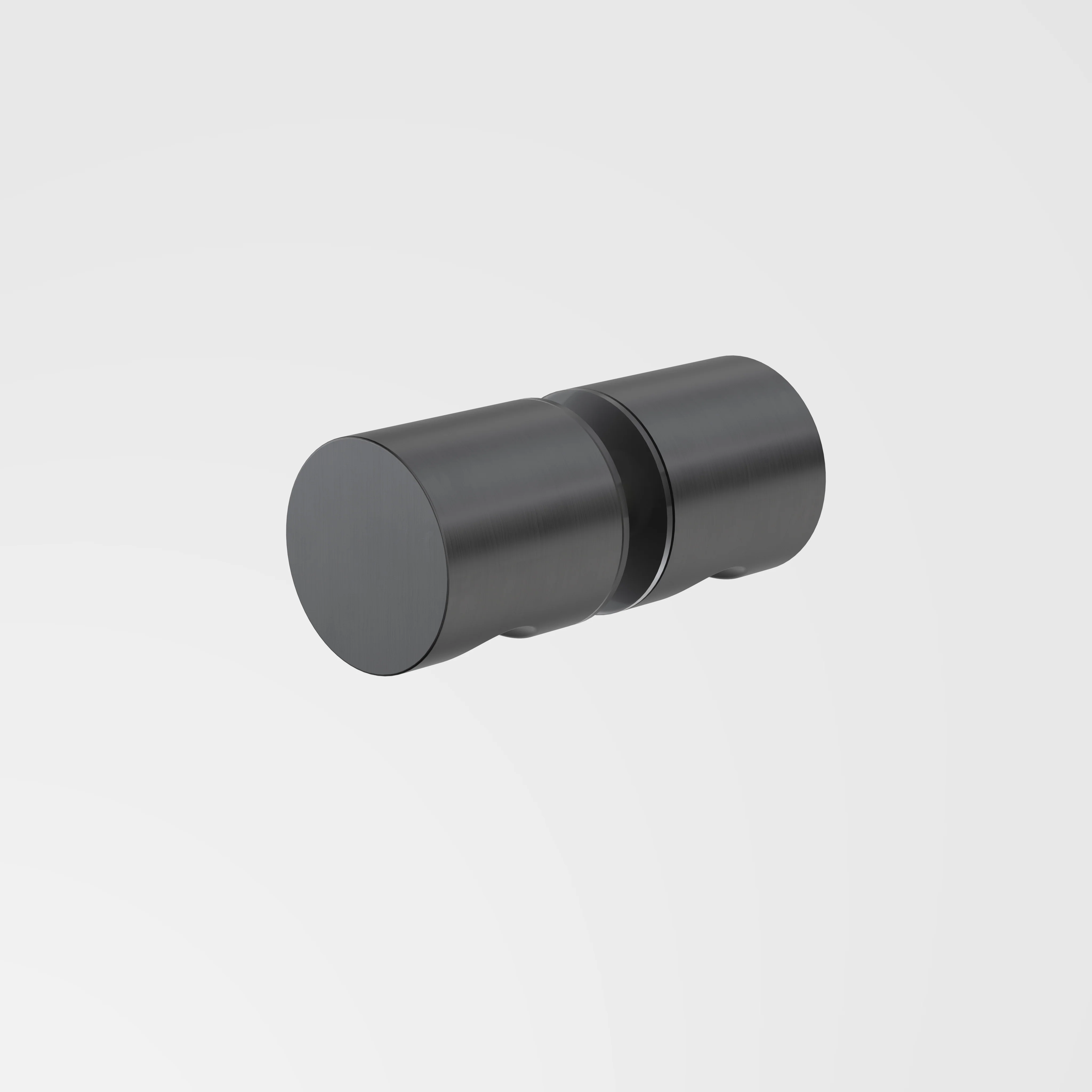 Caroma Shower Door Handle Round - Gun Metal