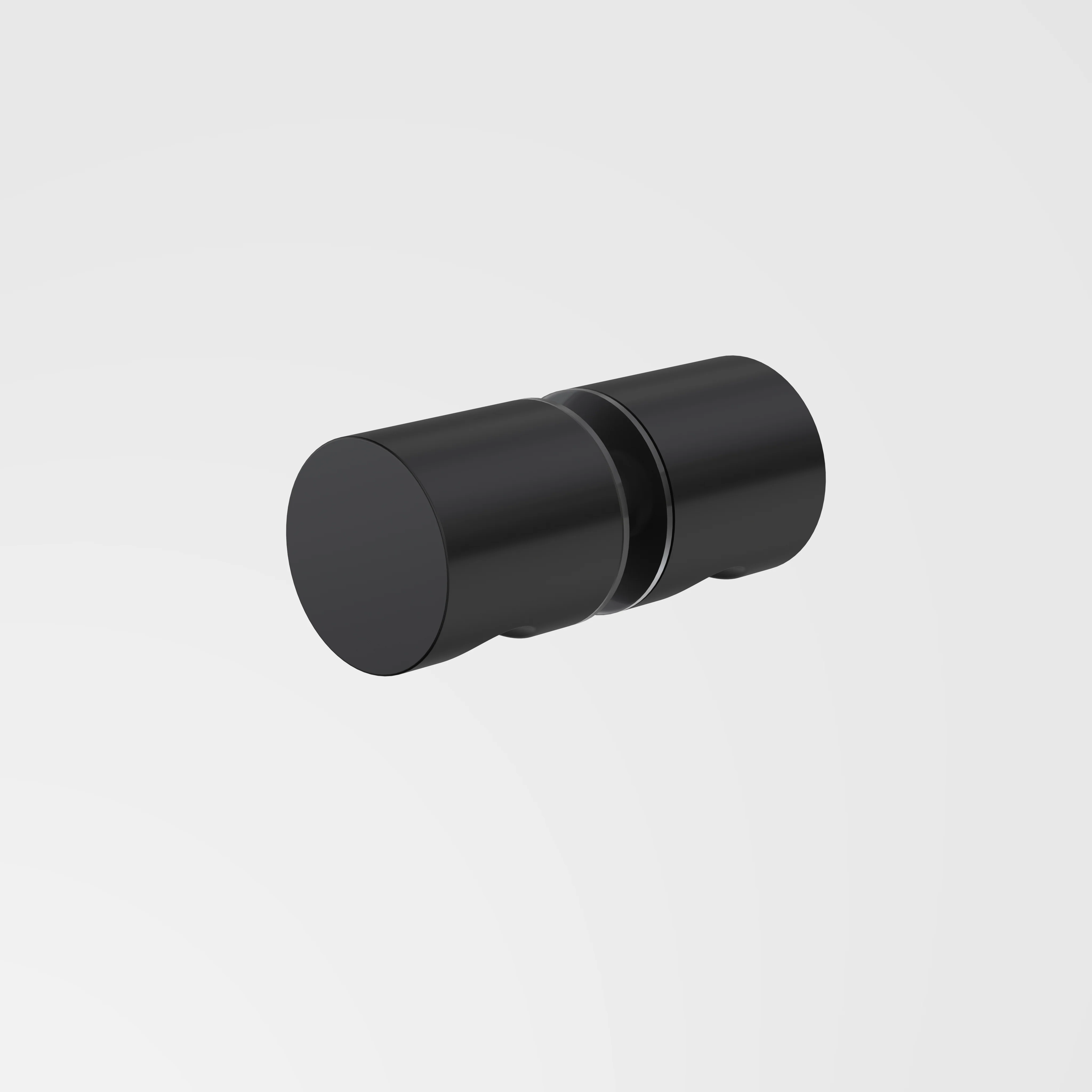 Caroma Shower Door Handle Round - Matte Black