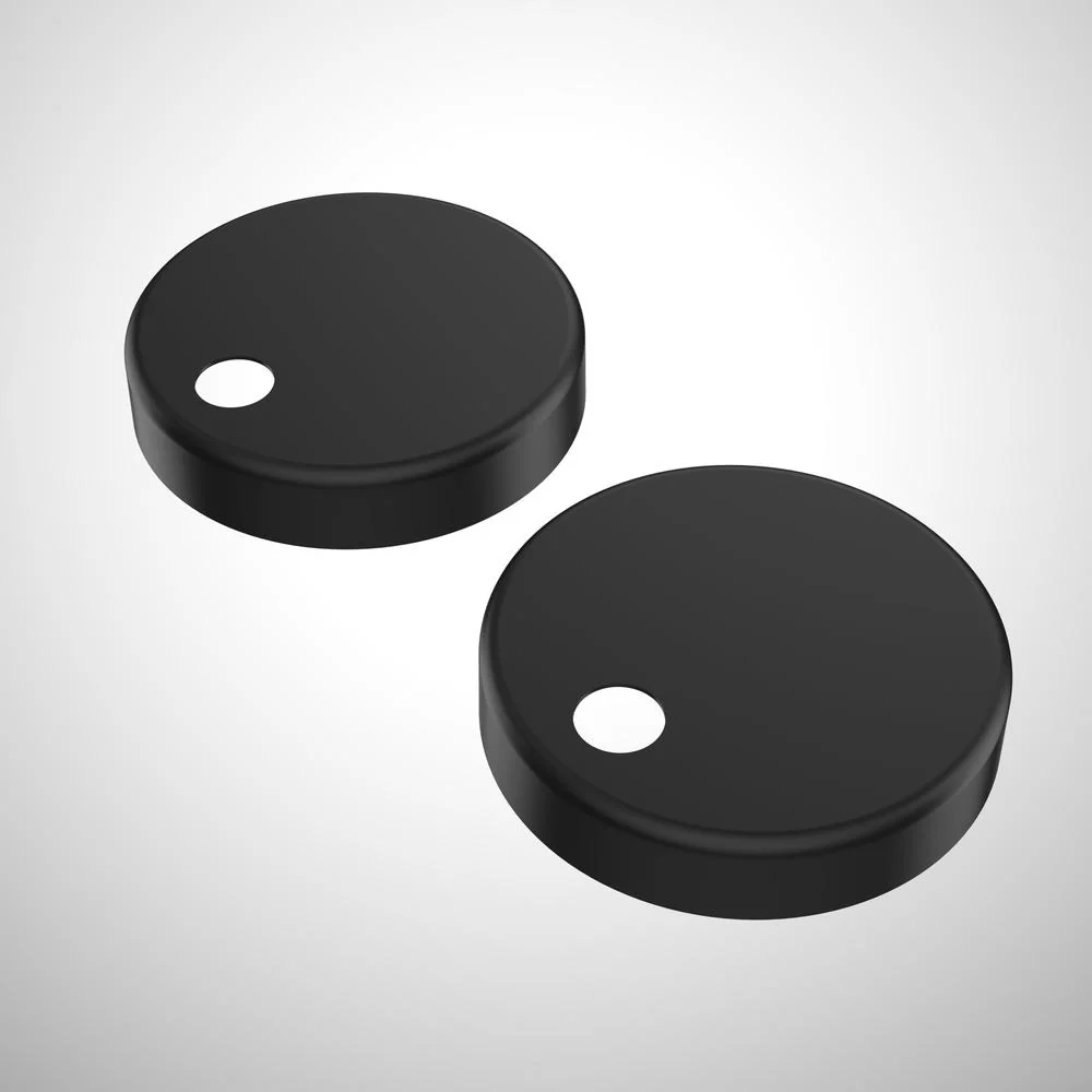 Caroma Toilet Seat Hinge Caps (Liano/Arc/Xena) - Matte Black