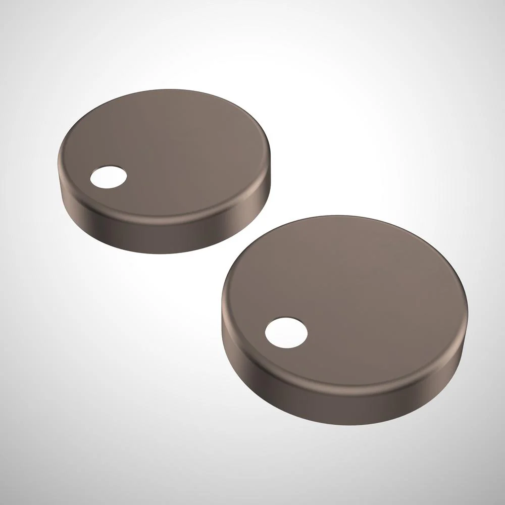 Caroma Toilet Seat Hinge Caps (Liano/Arc/Xena) - Brushed Bronze