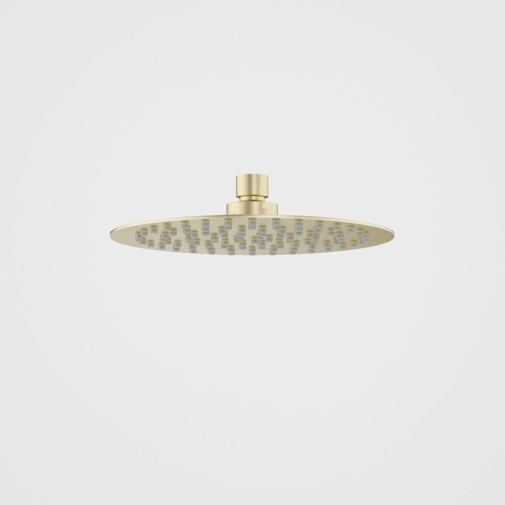 Caroma Urbane II 200mm Round Rain Shower - Brushed Brass