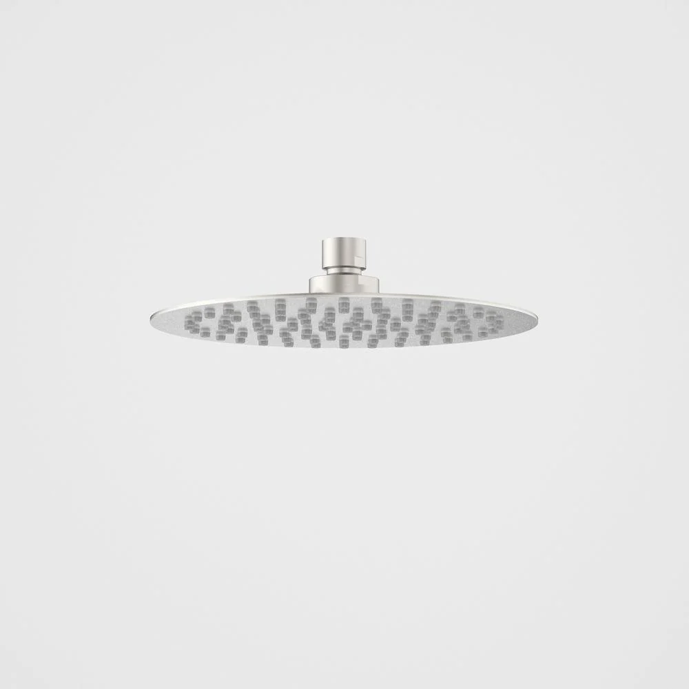 Caroma Urbane II 200mm Round Rain Shower - Brushed Nickel