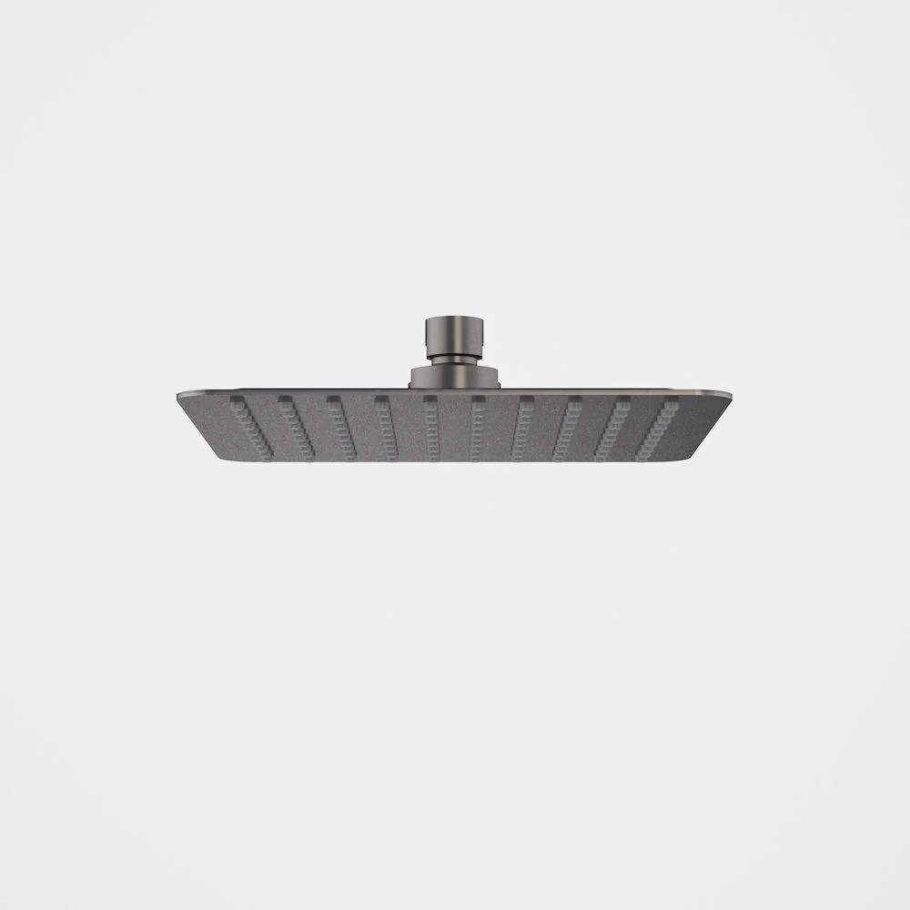 Caroma Urbane II 200mm Square Rain Shower - Gun Metal