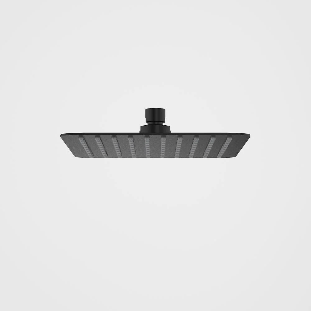 Caroma Urbane II 200mm Square Rain Shower - Black Matte