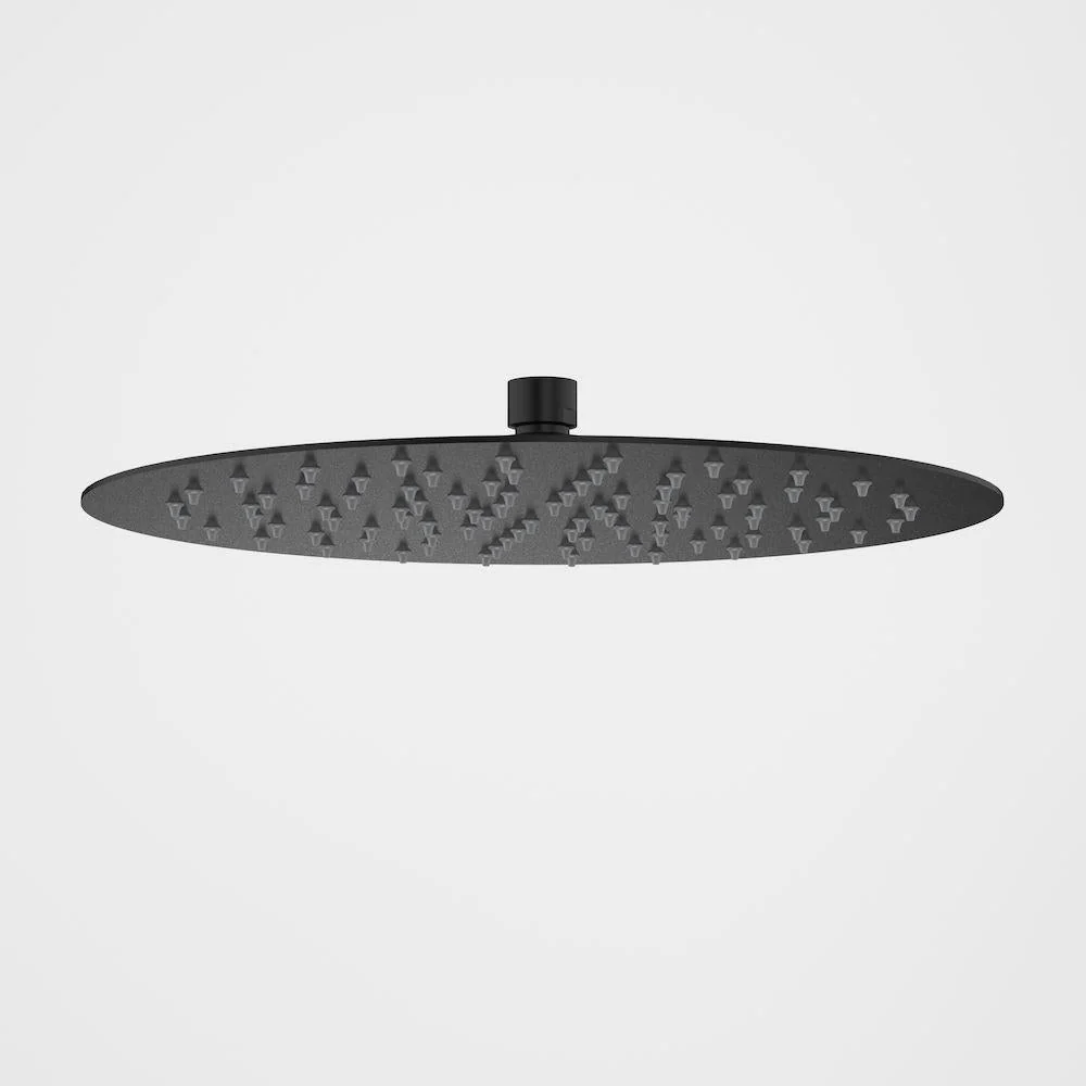 Caroma Urbane II 300mm Round Rain Shower - Black Matte