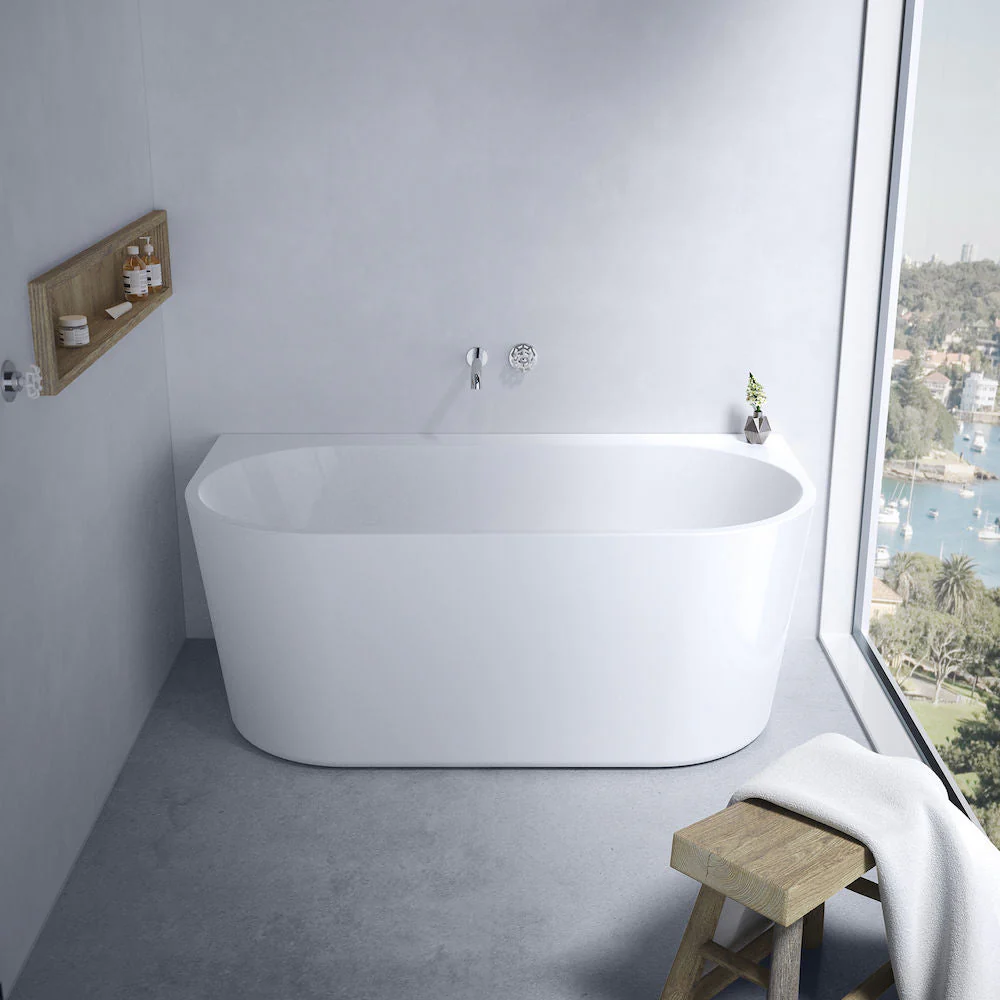 Caroma Urbane II Back to Wall Freestanding Bath - Image 4