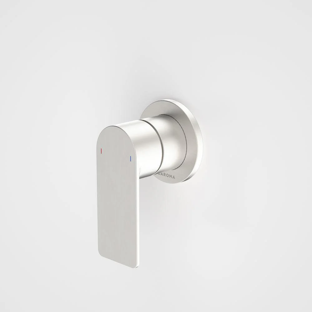 Caroma Urbane II Bath / Shower Mixer Round Plate - Brushed Nickel