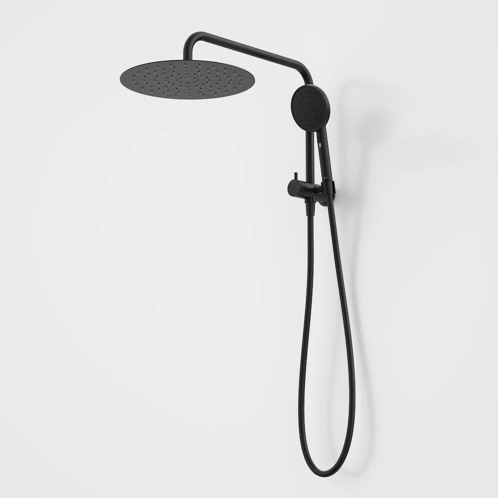 Caroma Urbane II Compact Twin Shower - Black Matte