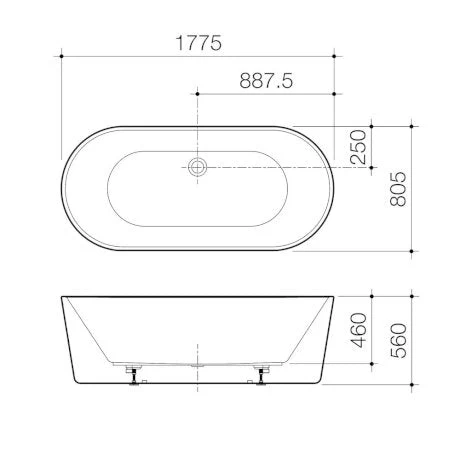 Caroma Urbane II Freestanding Bath - Image 4