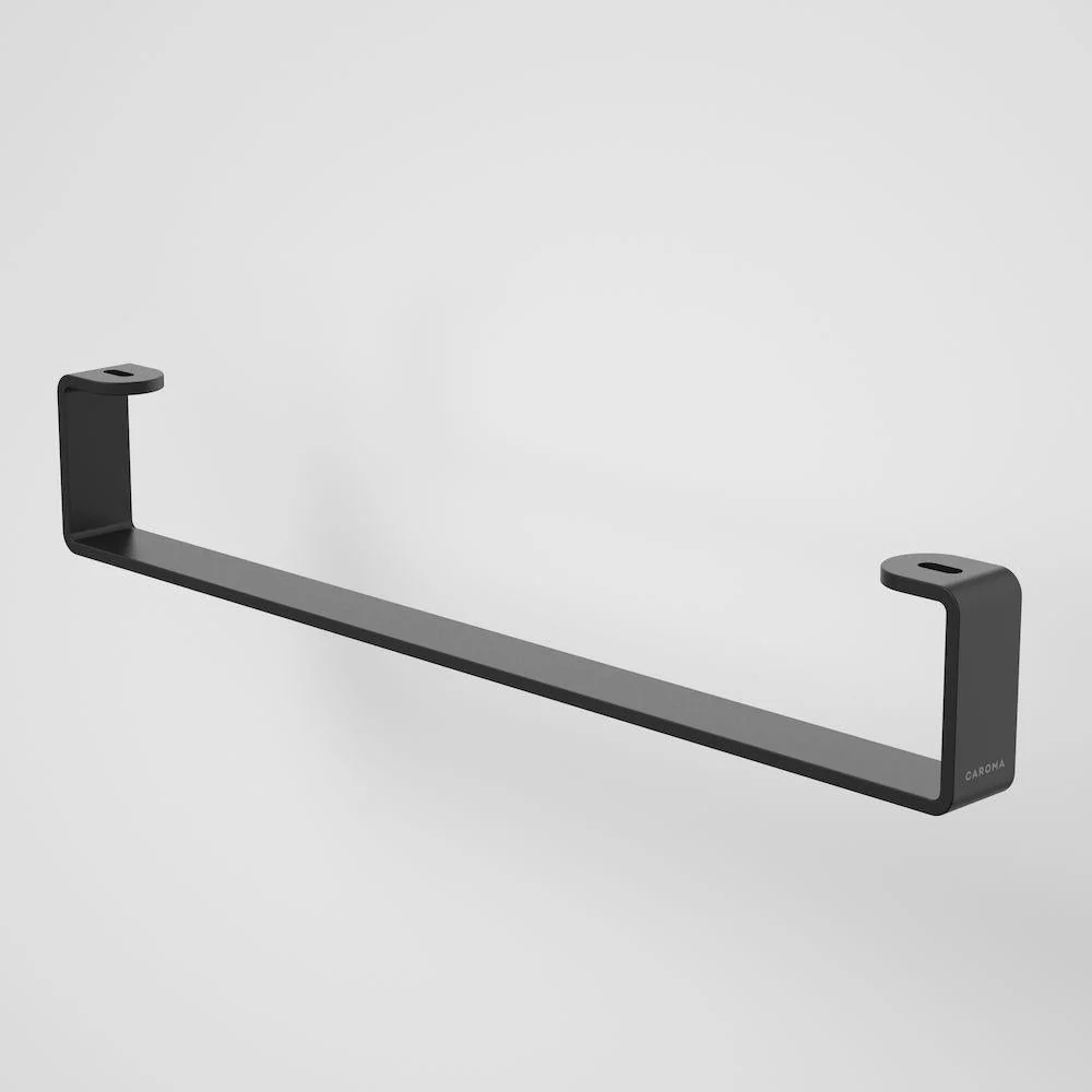 Caroma Urbane II Hand Wall Basin Integrated Rail - Black Matte