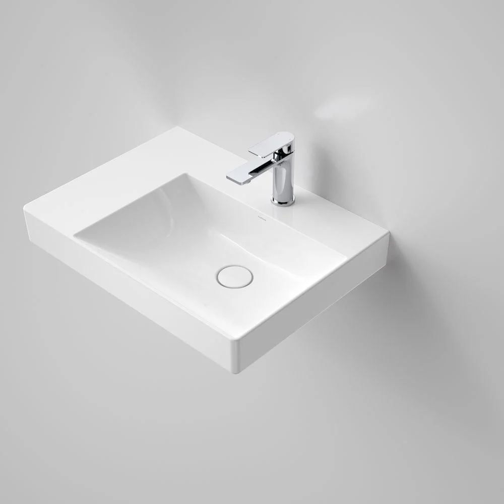 Caroma Urbane II Left Hand Shelf Wall Basin - Image 2