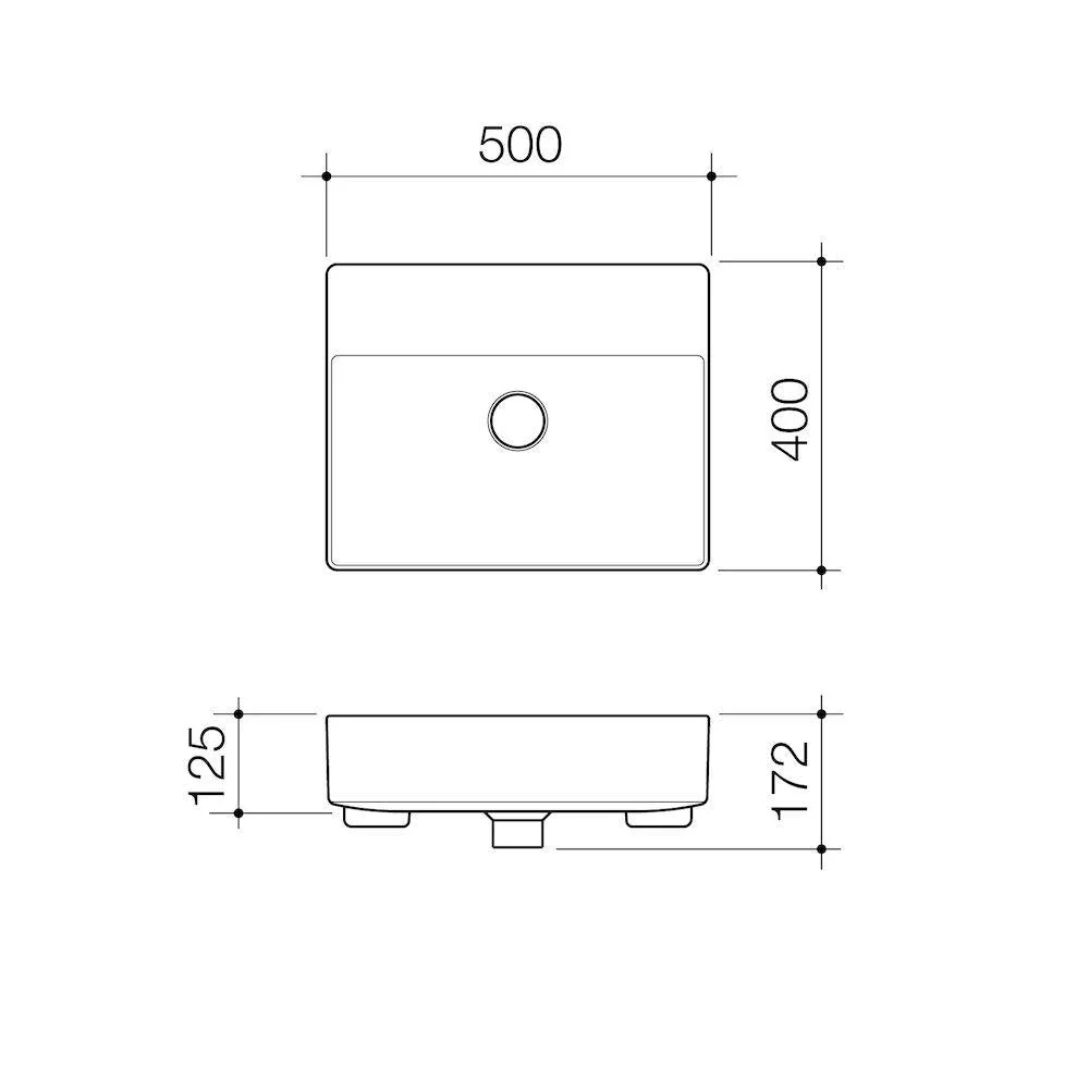 Caroma Urbane II Semi Recessed Basin - Image 3