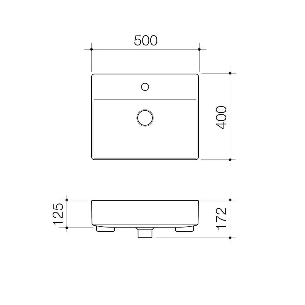 Caroma Urbane II Semi Recessed Basin - Image 4