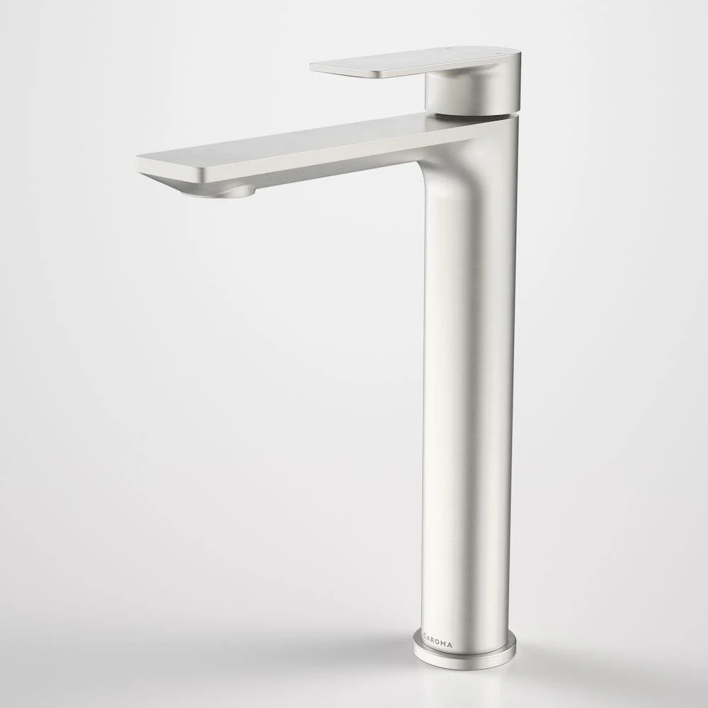 Caroma Urbane II Tower Basin Mixer - Lead Free - Brushed Nickel