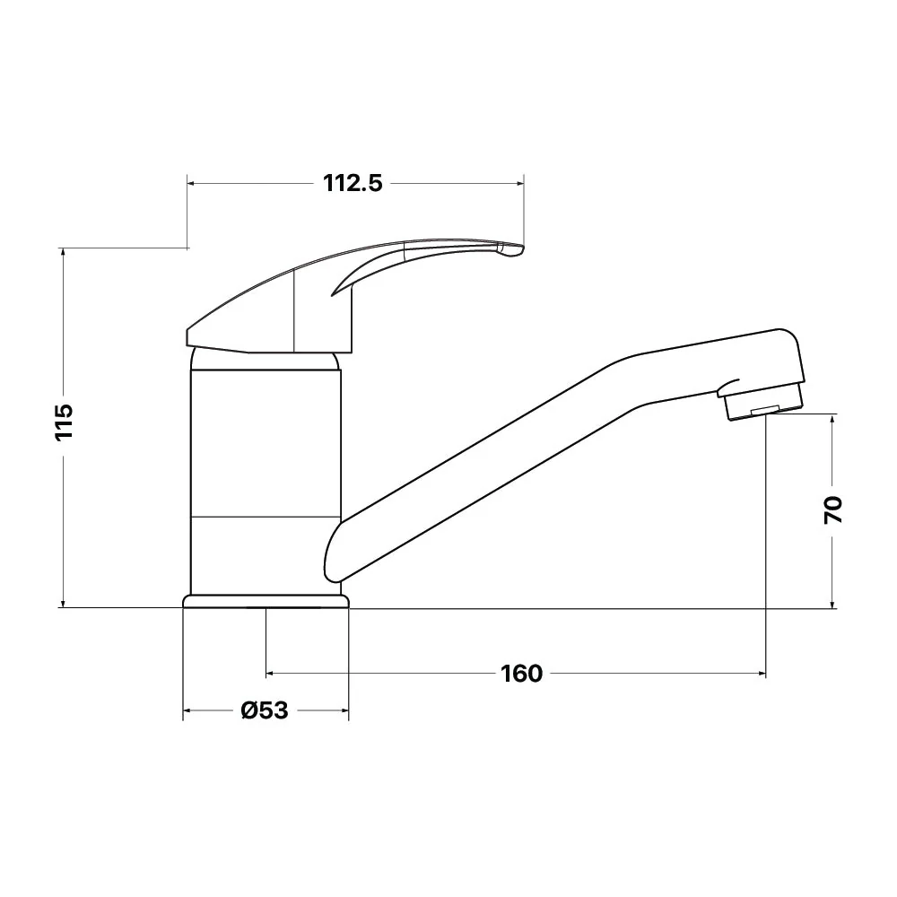 Mixx Cayenne Swivel Basin Mixer - Chrome - Image 2