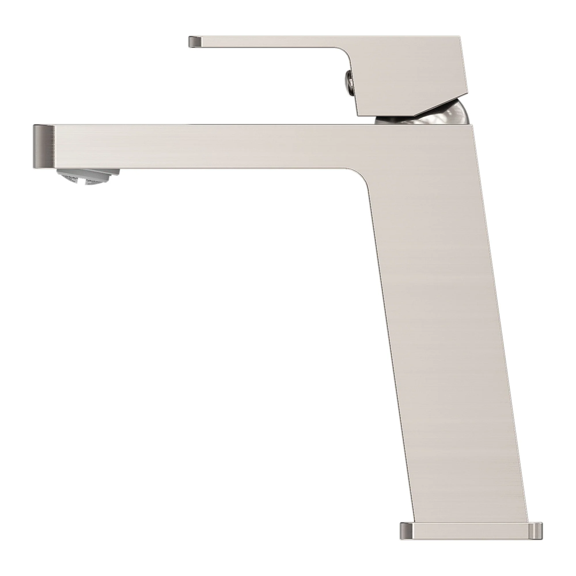 Nero Celia Basin Mixer Angle Spout - Brushed Nickel - Image 3