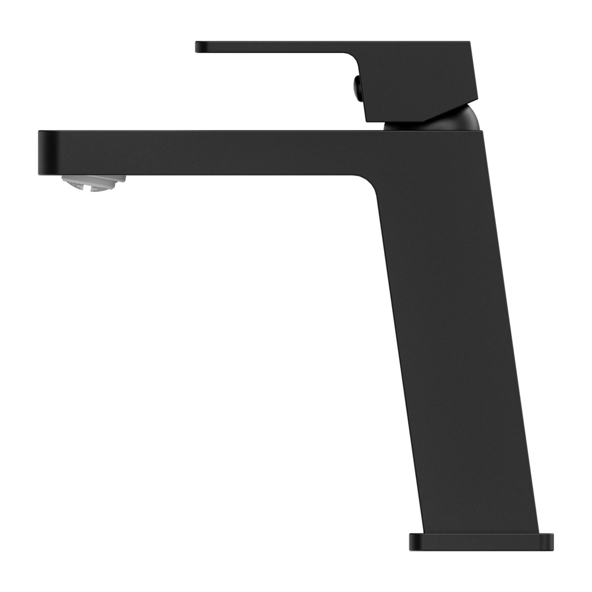 Nero Celia Basin Mixer Angle Spout - Black Matte - Image 2