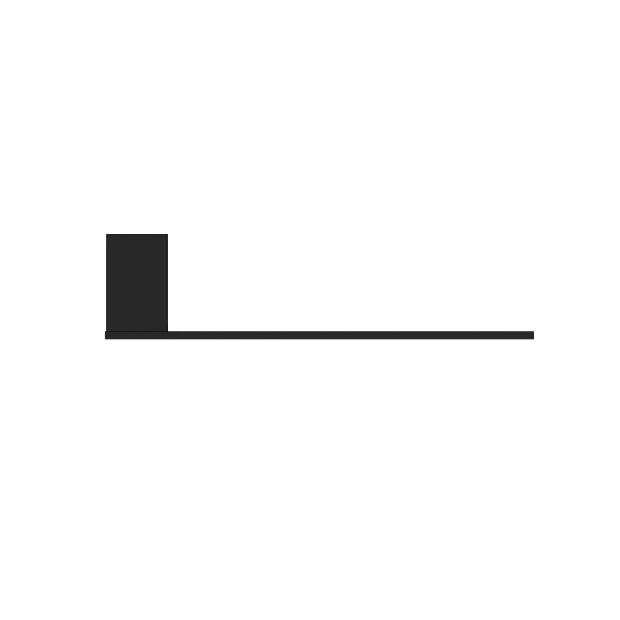Nero Celia Hand Towel Rail - Black Matte - Image 3