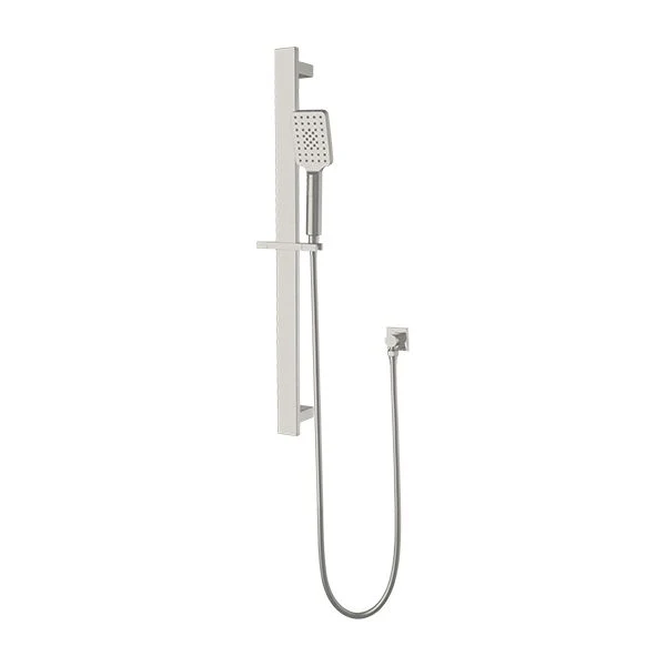 Nero Celia New Shower Rail - Brushed Nickel