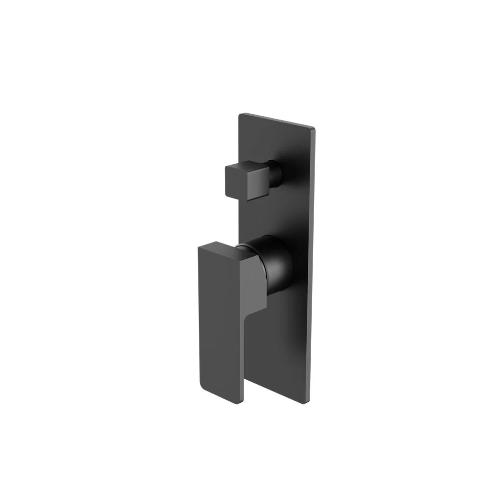 Nero Celia Shower Mixer With Diverter - Black Matte