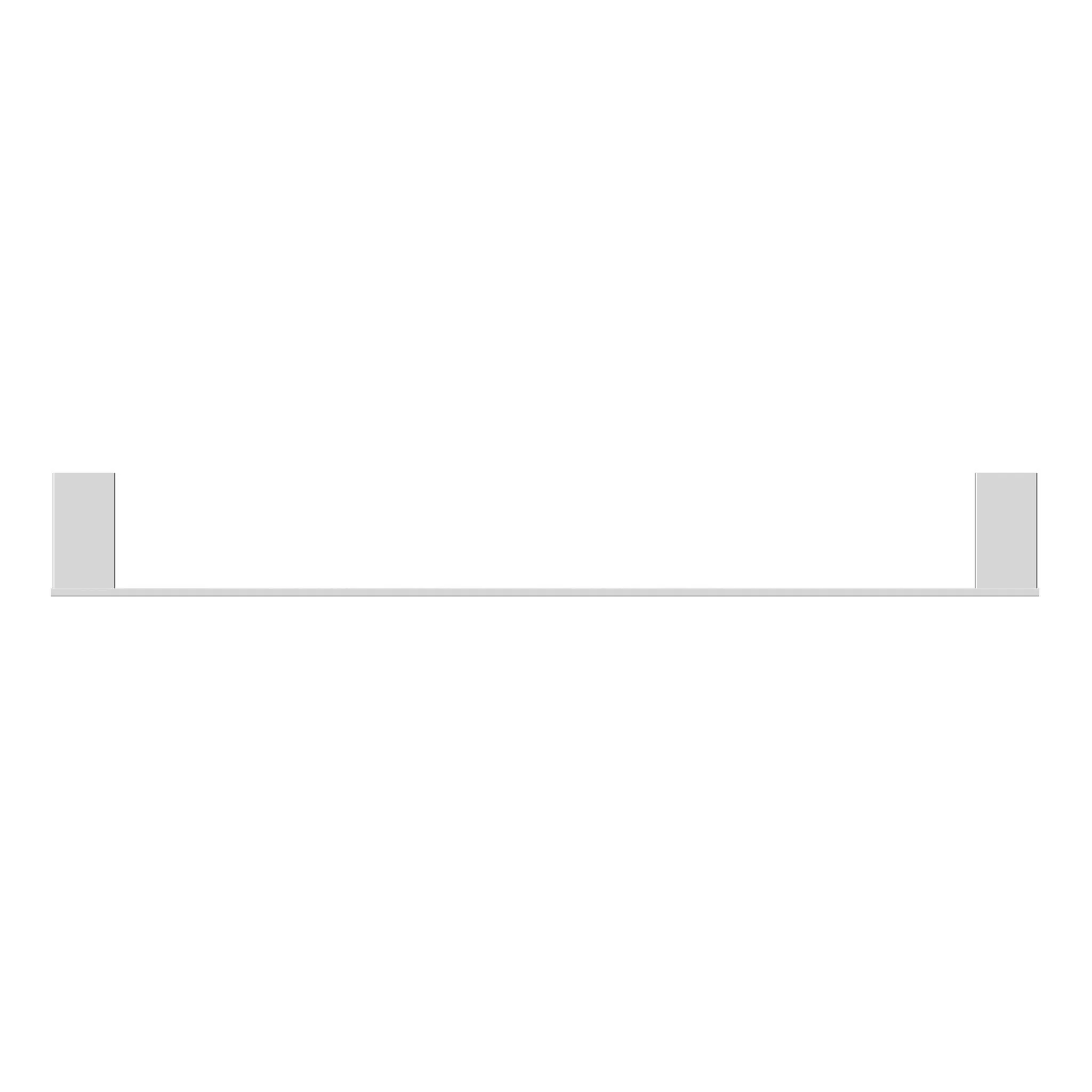 Nero Celia Single Towel Rail - Chrome - Image 3