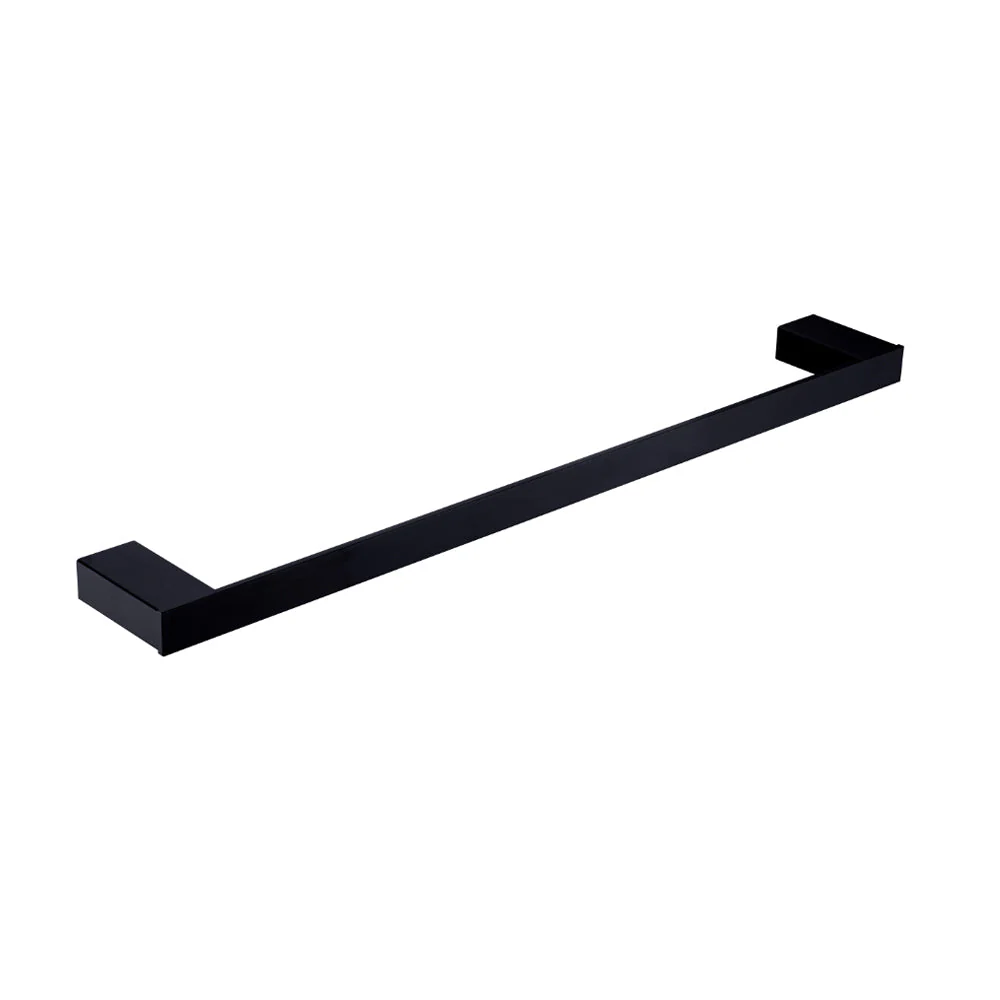 Nero Celia Single Towel Rail - Black Matte