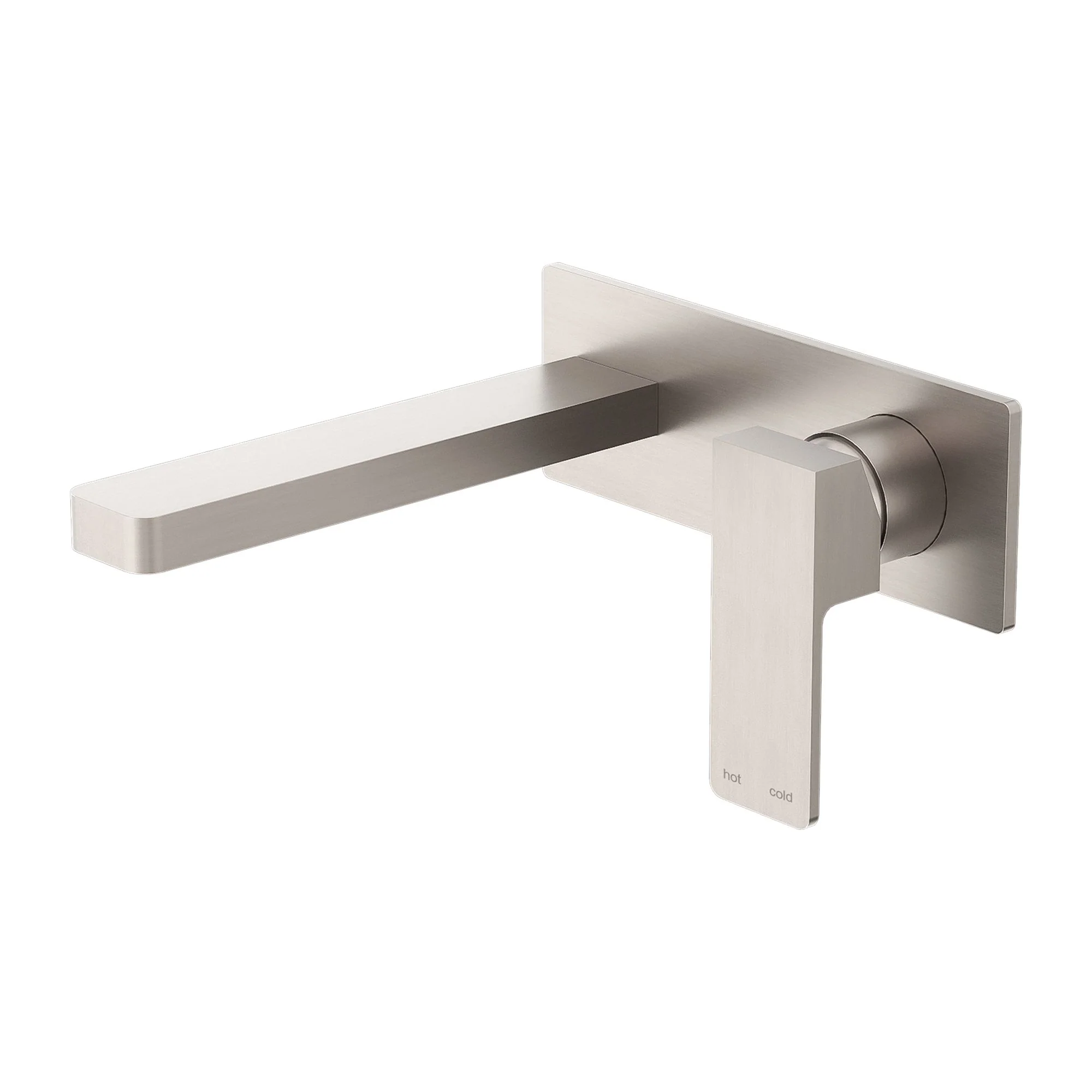 Nero Celia Wall Basin/Bath Mixer - Brushed Nickel