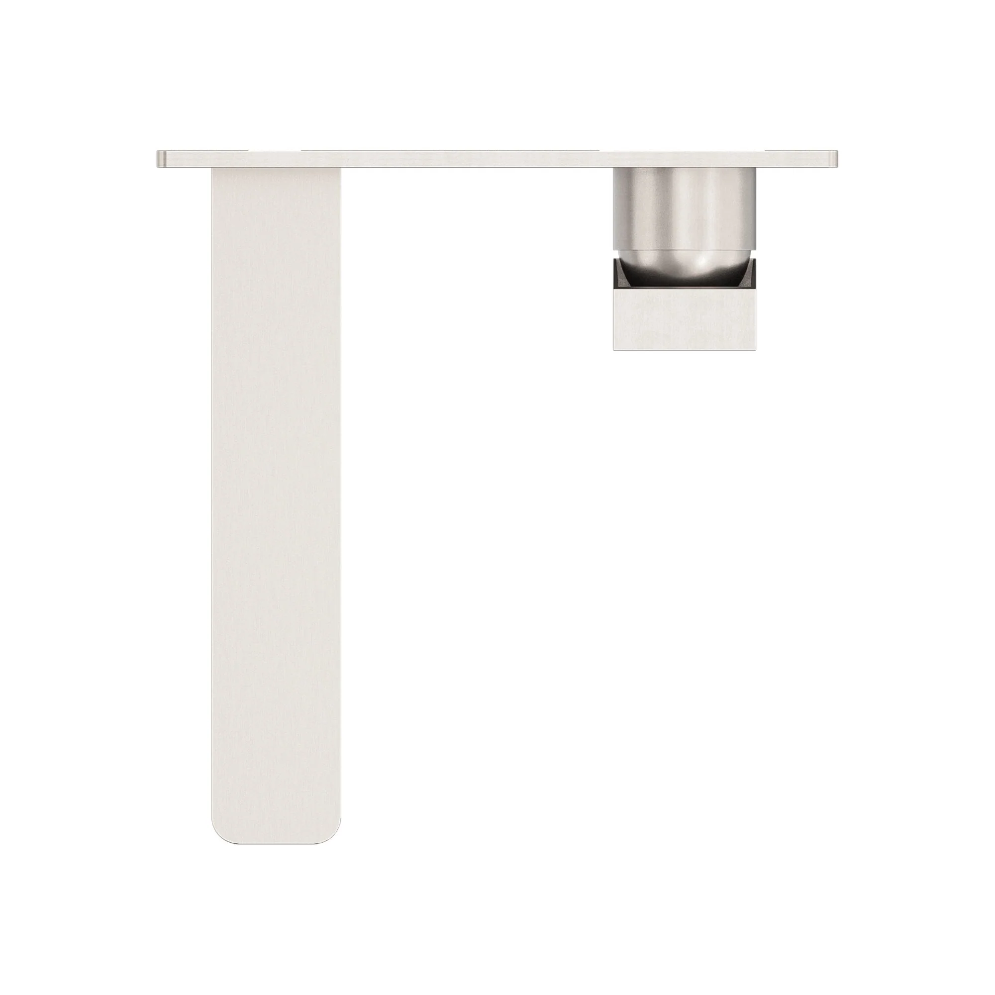 Nero Celia Wall Basin/Bath Mixer - Brushed Nickel - Image 4