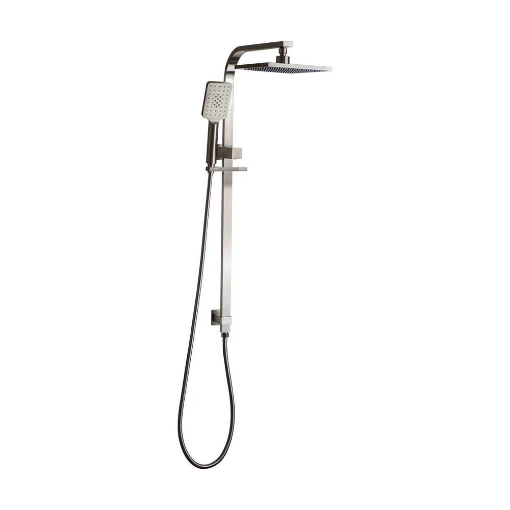 Mixx Chai Twin Shower - Brushed Nickel