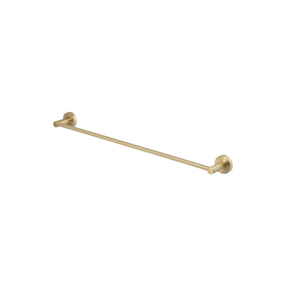 Mixx Chia Single Towel Rail 600mm - Brushed Gold