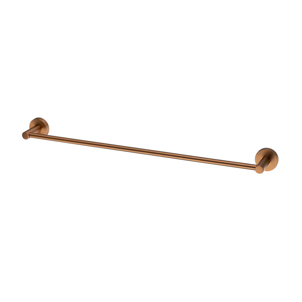 Mixx Chia Single Towel Rail 750mm - Brushed Bronze