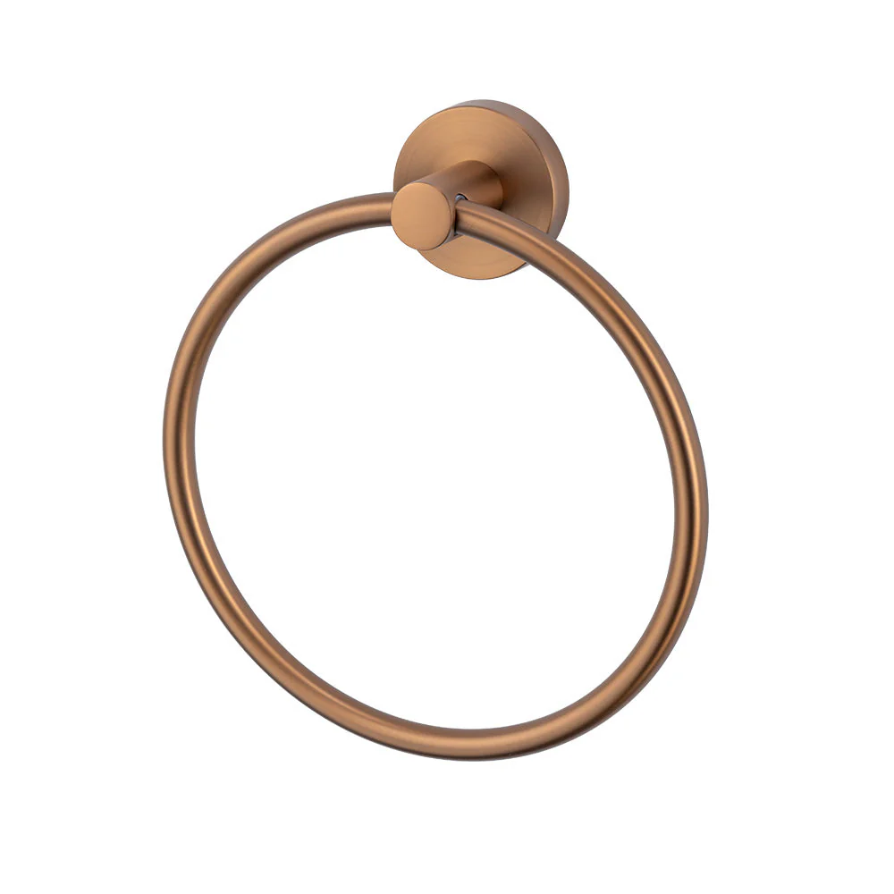 Mixx Chia Towel Ring - Brushed Bronze